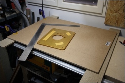Table custom (avec insert defonceuse) en remplacement de celle de ma kity 419 1-0014740-1